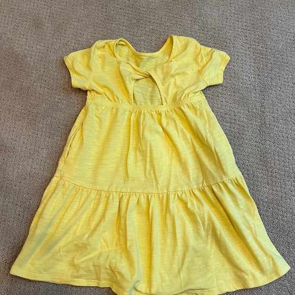 Cat & Jack Sunny Yellow Casual Dress - Picture 2 of 3